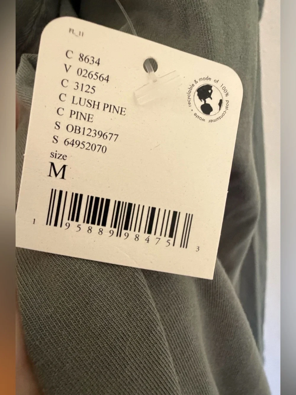Free People Olive Sage Scoop-Neck Pocket Jumpsuit